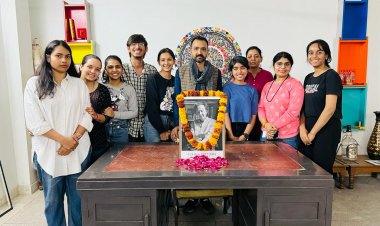 रज़ा  के चित्रों और उनके जीवन के बारे में हुई चर्चा