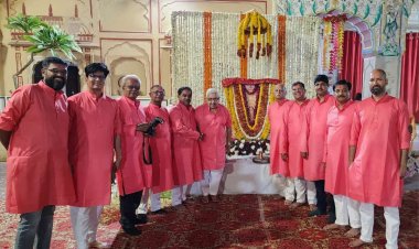 शाकद्वीपीय (मग) ब्राह्मण जयपुर के प्रवासी बीकानेरी बंधुओं ने मनाया 11वाँ खेलणी सप्तमी का उत्सव