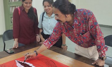 कैनवास पर म्यूरल के भाव, टीथ ऑफ गॉड और प्रकृति का प्रवाह