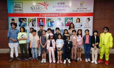हुनरबाज़ बच्चों को स्टूडियो बिग बॉस और एक्ट टू एक्शन स्क्रीन एक्टिंग स्कूल ने दिया सम्मान