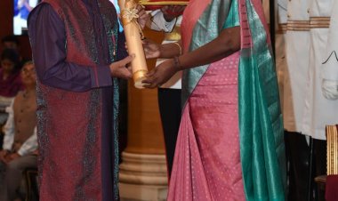 राष्ट्रपति मुर्मू ने राजस्थान की चार हस्तियों को पद्मश्री से सम्मानित किया