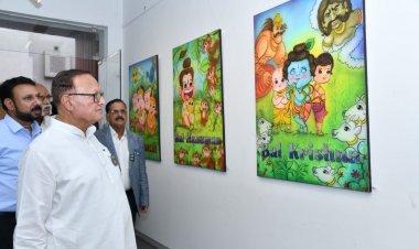 सवा दो सौ स्टूडेंट्स ने बेहतरीन कलर टोंस और उम्दा  टेक्निक से सजाया कला का संसार, 2200 आर्ट वर्क किए गए  डिसप्ले