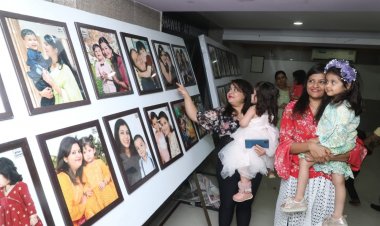 नन्हें-मुन्हों की मासूमियत और मां की ममता को तस्वीरों में समेटा