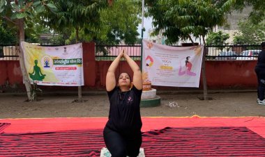 वूमनिया योगा एंड फिटनेस क्लब ने सेलिब्रेट  किया योगा डे
