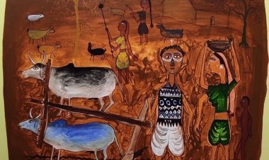 Rajasthan Lalit Kala Akadmi: राजस्थान ललित कला अकादमी में चल रही एग्जीबिशन में डिस्प्ले हुई 50 आर्टिस्ट की पेंटिंग्स