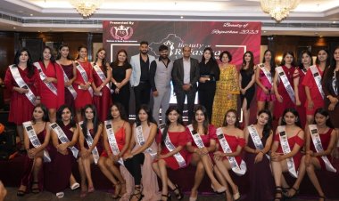 Beauty of Rajasthan: ब्यूटी ऑफ राजस्थान का क्राउन लांचिंग, सैश सेरेमनी संपन्न