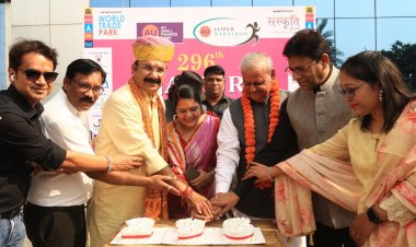 Jaipur Foundation Day : हैप्पी बर्थडे जयपुर कहकर मनाया जयपुर स्थापना दिवस