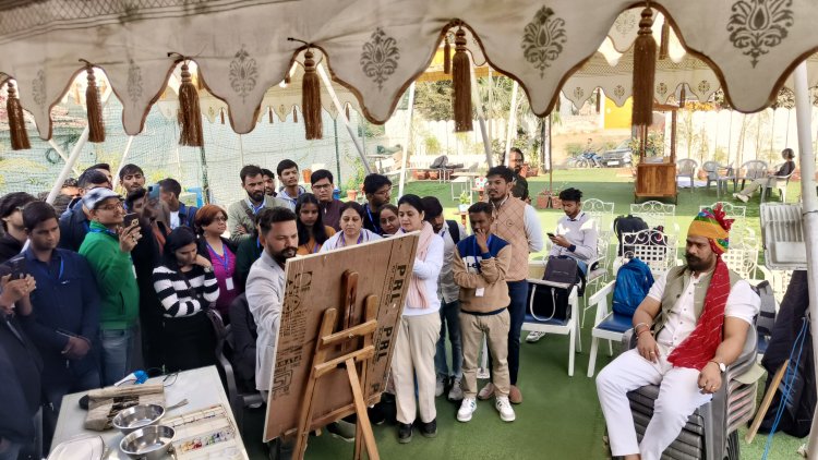 Nutmeg Art Cafe: नटमेग आर्ट कैफे में आर्ट वर्कशॉप का आयोजन