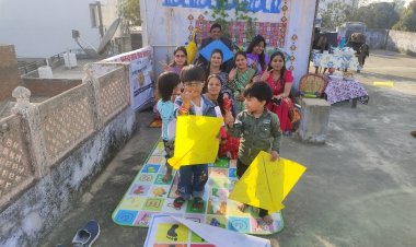 Kite Festival: पतंगबाजी के साथ-साथ बॉलीवुड गानों पर लगाए ठुमके, पतंग के साथ की रैंप वॉक
