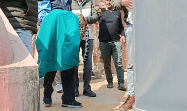 आबादी के बीचों-बीच आया बघेरा