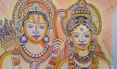 Jaipur Art Festival: 20 कलाकारों ने 125 पोस्टकार्ड पर चित्रित किए भगवान राम के विभिन्न स्वरुप