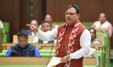 Chief Minister Bhajanlal Sharma reply: 2047 तक राजस्थान को विकसित राज्य बनाना हमारा संकल्प - मुख्यमंत्री