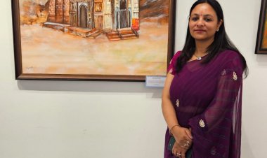 paintings exhibition: धरोहर" थीम से प्रेरित चित्रों की एक प्रदर्शनी संपन्न