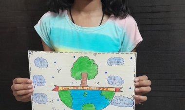 world earth day: चाइल्ड मॉडल  देवांशी चांडक ने सेलिब्रेट किया अर्थ डे