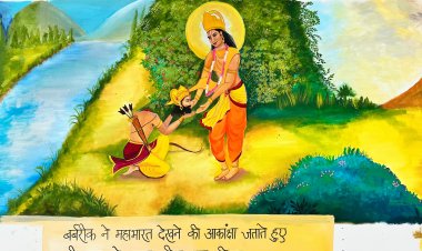 जयपुर की आर्टिस्ट नैनिता शर्मा ने भगवान खाटू श्याम जी के अमर जीवन का किया चित्रण