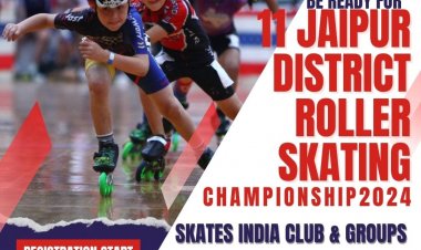 Jaipur District Roller Skating Championship: 11वीं जयपुर डिस्ट्रिक रोलर स्केटिंग चैम्पियनशिप 12 को