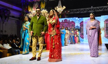 Jaipur Couture Show: ब्राइड और ग्रूम के साथ पार्टी लवर्स के लिए डिजाइन किए कलेक्शन उतरे जयपुर के रैंप पर