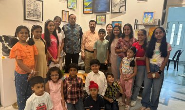 art exhibition: कला प्रदर्शनी में दिखा कलाकारों का टैलेंट