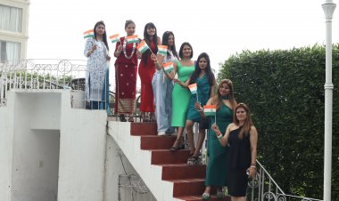National Level Beauty Pageant Via Miss, Mrs & Teen India: फोटोशूट में नजर आई मॉडल्स की देशभक्ति और देशप्रेम की भावना