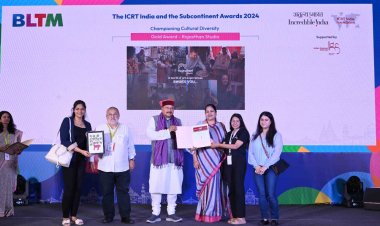 Rajasthan Studio wins Gold Prize in Championing Cultural Diversity category: 'आईसीआरटी इंडिया और सबकॉन्टिनेंट अवार्ड्स—2024' में राजस्थान स्टूडियो ने चैंपियनिंग कल्चरल डायवर्सिटी श्रेणी में जीता गोल्ड प्राइज