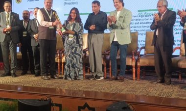 पृथ्वी अवार्ड से जयपुर की नीता उपाध्याय को नई दिल्ली में किया सम्मानित