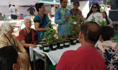 तीन दिवसीय गार्डन बाजार का समापन