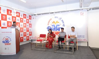 Rajkamal book festival: जवाहर कला केन्द्र में राजकमल किताब उत्सव का दूसरा दिन