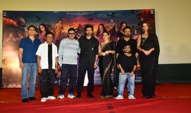 Bhool Bhulaiyaa 3 trailer launch  event: भूल भूलैया-2 की पूरी शूटिंग जयपुर में की, अब यहां पर तीसरे पार्ट का ट्रेलर लॉन्च होना सुखद अनुभव-कार्तिक