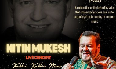Bollywood singer Nitin Mukesh: बॉलीवुड सिंगर नितिन मुकेश  12 अक्टूबर को जयपुर में देंगे प्रस्तुति