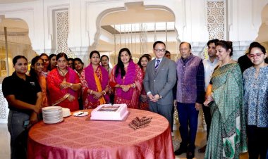 Jaipur Foundation Day: केक सेरेमनी कर मनाया जयपुर स्थापना दिवस 