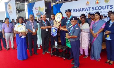 डायमंड जुबली जम्बूरी त्रिची तमिलनाडु में राजस्थान प्रथम