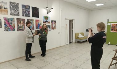 रूस की चित्रकला प्रर्दशनी में राजस्थान के कलाकारों की पेन्टिंग हो रही प्रर्दशित