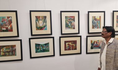 Trails of Discovery Exhibition: डॉ सलीम ने कहा, मेरी कला हमेशा नई खोज की ओर बढ़ती है