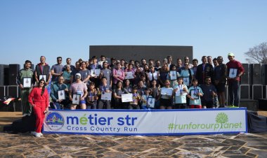 सेव अवर प्लैनेट का मैसेज देने के लिए दौड़े 150 धावक