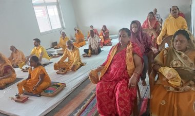 तीन दिन में किए छह लाख गायत्री महामंत्र जाप