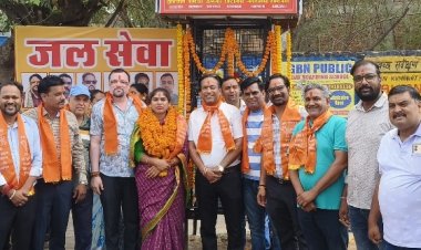 मुरलीपुरा पर ठंडे पानी का फ्रिज लगाया