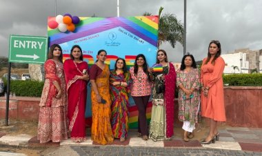 जयपुर में आयोजित की गई प्राइड एलजीबीटीक्यू कार रैली