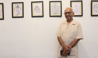 भगवान गणेश, राधा-कृष्ण के स्केच में झलकी आस्था, मॉन्यूमेंट्स से यात्रा का अनुभव