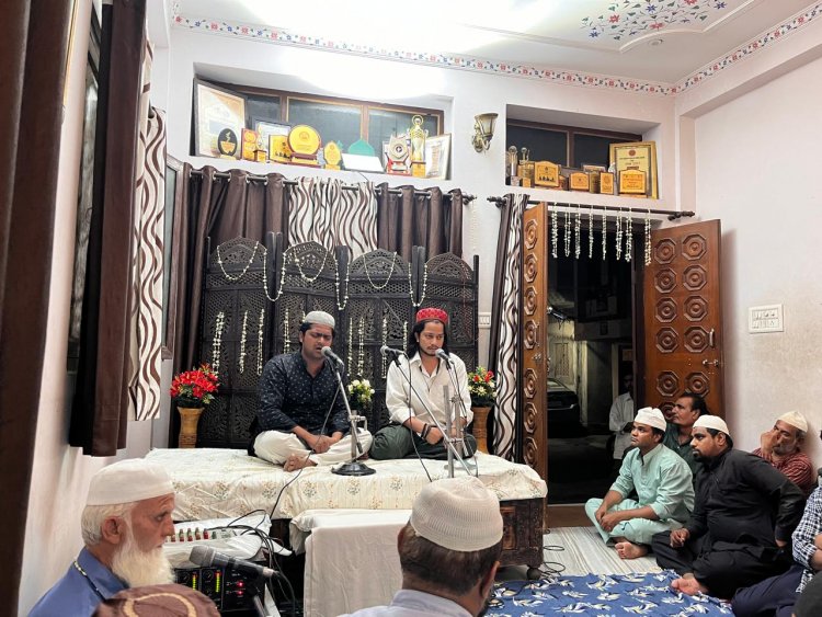 कलाकारों ने हजरत इमाम हुसैन की निस्बत में कलाम पेश किए