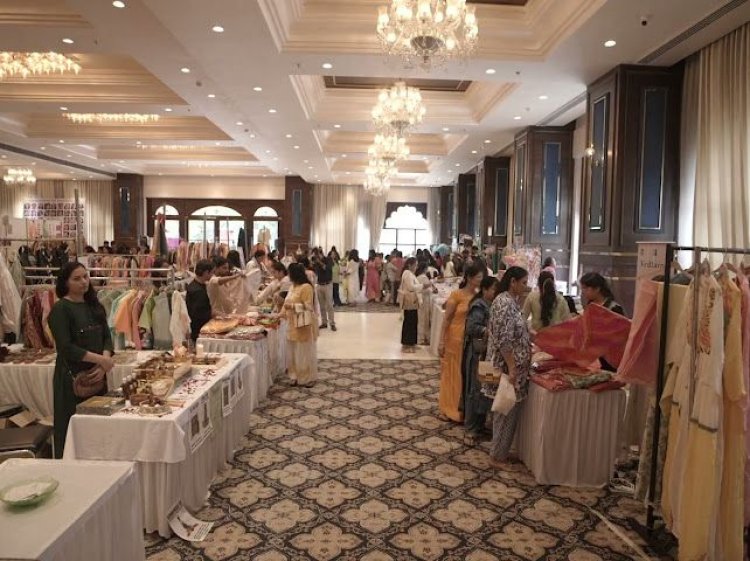 जयपुर में आयोजित खंडेलवाल राखी और लाइफस्टाइल प्रदर्शनी में महिलाओं ने दिखाया हुनर