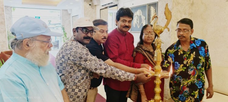 श्रीलंका में रेनबो आर्ट ग्रुप के कलाकारों की प्रदर्शनी