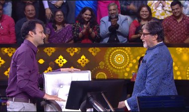 Quiz Show Kaun Banega Crorepati: जयपुर के आशीष शर्मा पहुंचे KBC की हॉट सीट
