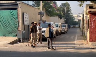 जयपुर के सिविल लाइंस इलाके  में लेपर्ड का आतंक: स्कूल में घुसा, हाई-सिक्योरिटी जोन में हड़कंप