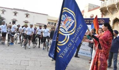 मेयो कॉलेज की 150वीं वर्षगांठ पर ‘राइड टू मेयो 150 किमी’ साइकिल रैली का भव्य आगाज