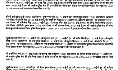 CivilServicesNews: राजस्थान प्रशासनिक सेवा में बड़ा फेरबदल, IAS IPS और IFS अधिकारियों के प्रमोशन आदेश जारी