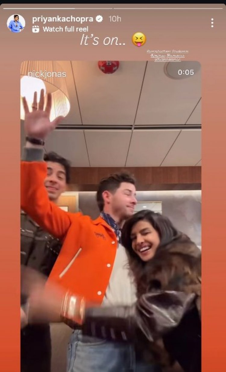 निक-प्रियंका की मस्ती ने जीता फैंस का दिल, इंस्टा स्टोरी पर दिखा प्यार भरा अंदाज़