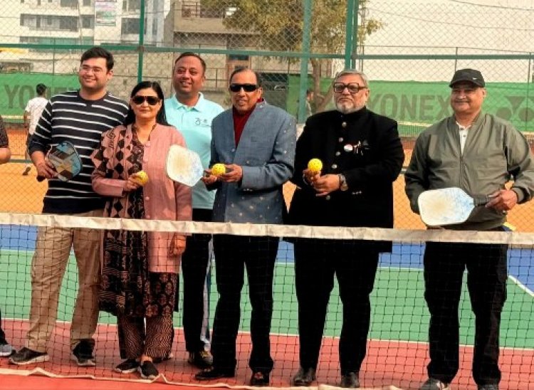 माथुर सभा में पिकलबॉल का शुभारंभ, स्वास्थ्य और एकता का संदेश