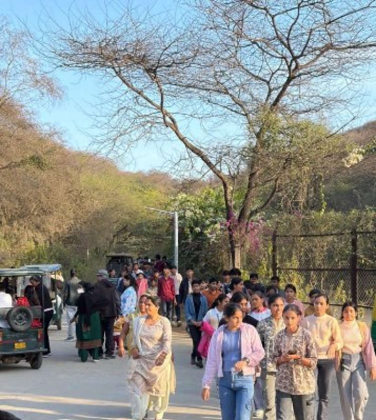 नाहरगढ़ जैविक उद्यान बना पर्यटकों का हॉटस्पॉट: 39 दिनों में 57 हजार से अधिक सैलानी, लायन–टाइगर सफारी का बढ़ा क्रेज