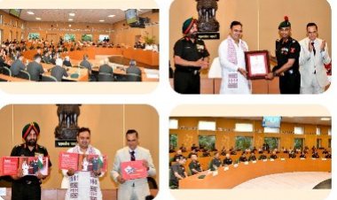 Army Day Parade: जयपुर की आर्मी डे परेड ने रचा इतिहास: मुख्यमंत्री भजनलाल शर्मा ने जारी की स्मारक पुस्तक और फिल्म