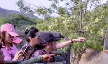 Star-Studded Safari in Jaipur: Suniel Shetty’s Family & Celebrities Spot Leopard ‘Flora’ with Cubs at Jhalana